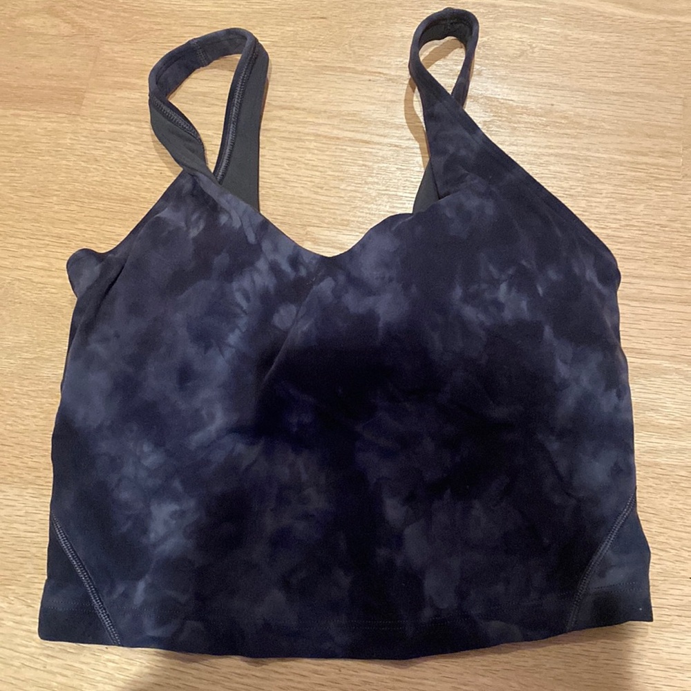 Black marble Lululemon align top